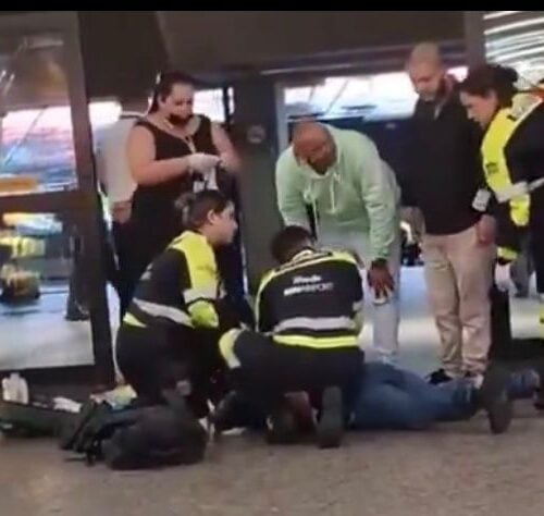 Homem morto a tiros no Aeroporto Internacional de Guarulhos. Foto: Reprodução/Redes Sociais