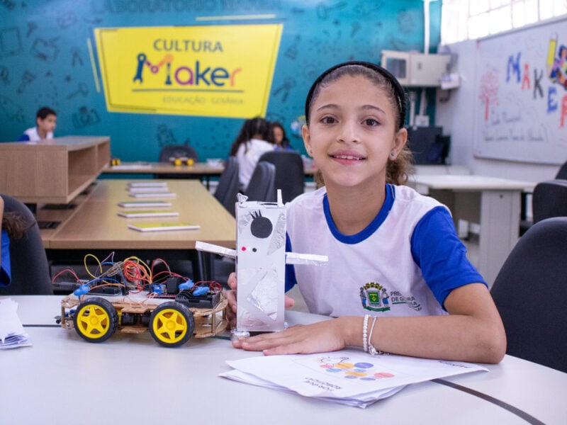 Cadastro de novos estudantes da rede municipal de Goiânia. Foto: SME