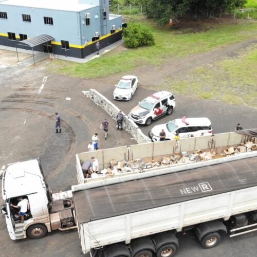 Forças de segurança goianas realizam segunda maior apreensão de cocaína de 2024. Foto: Divulgação