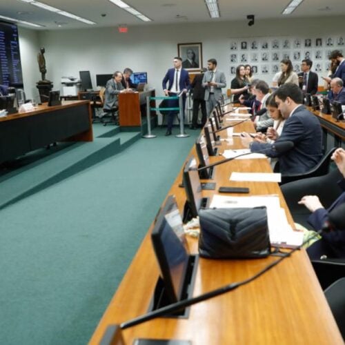 CCJ da Câmara dos deputados aprova projeto que proíbe uso de celulares nas escolas. Foto: Mario Agra / Câmara dos Deputado